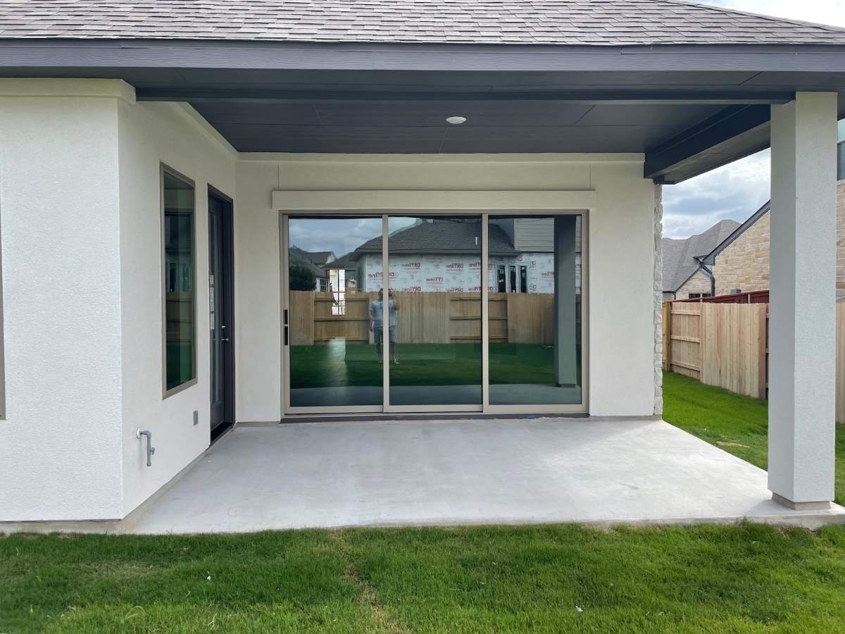 Covered patio before the catio conversion